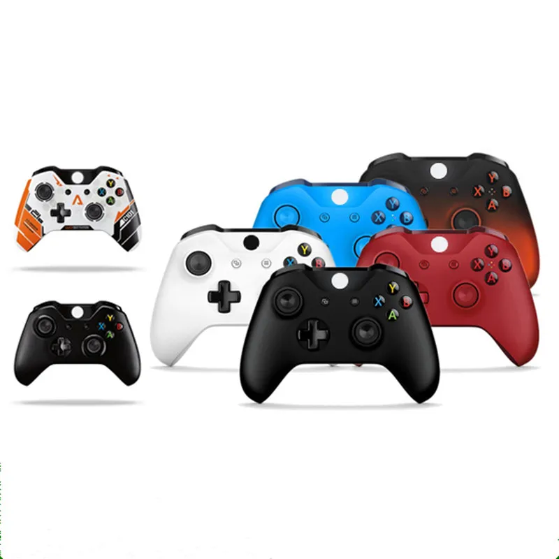Begränsad utgåva Trådlös kontroller Gamepad Precise Thumb Joystick Gamepads för Xbox One Microsoft X-Box Controller / PC med logotyp