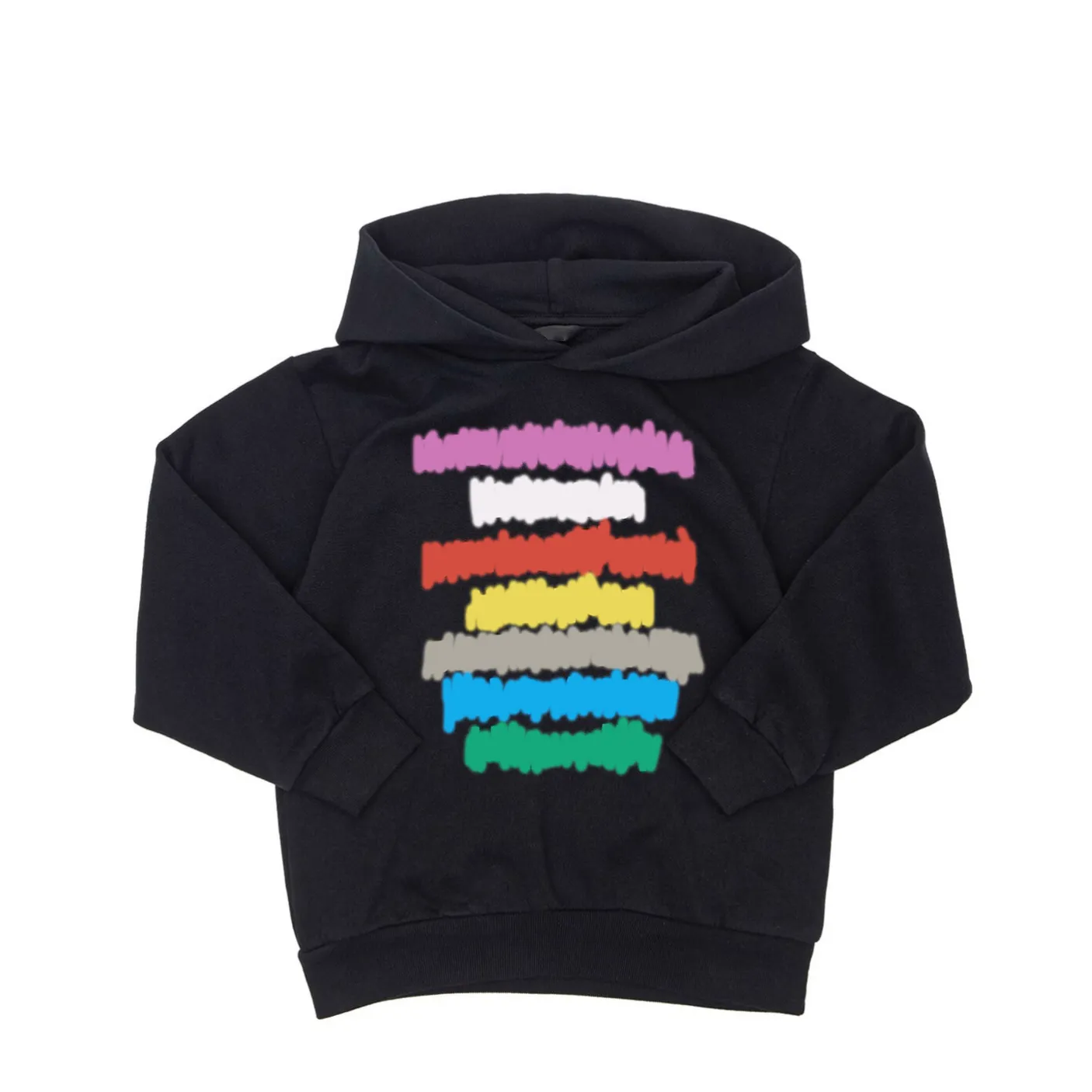 Boys Girls Designer Hoodies Fashion Streetwear Kids Sweatshirts with Seven Language Printed Children Loose Casual Winter Tops Pullover Clothings