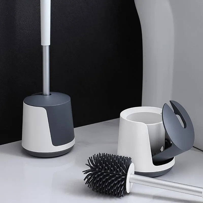 DHgate.com:Silicone Toilet Brush Set, Bathroom Cleaning Accessories ...