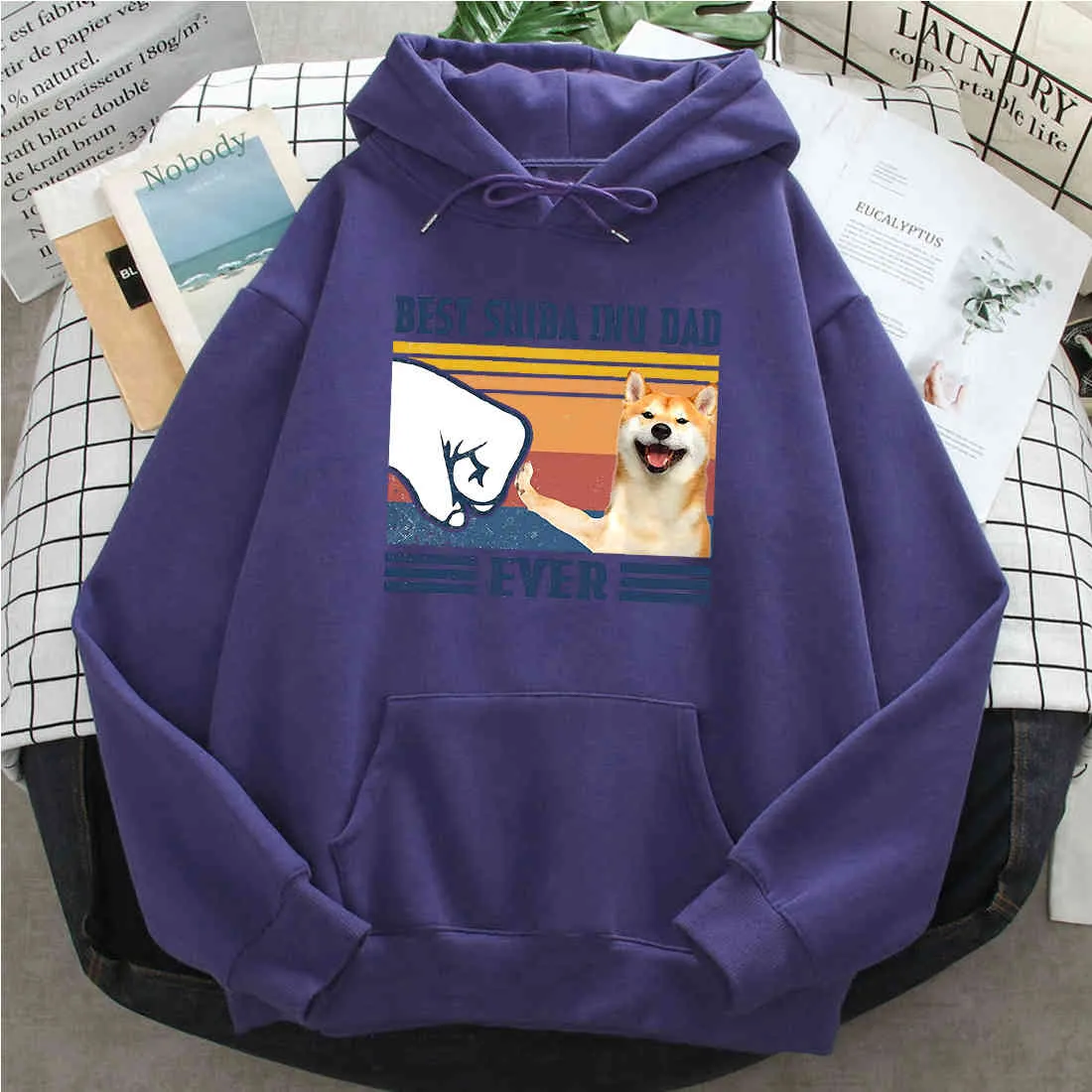 日本クリアランス パーカー島inu父父オオイトプリントデマスモードロスロングモーマンポケットストリートウェアフード付き原宿服 激安アウトレット通販 Apea Asia