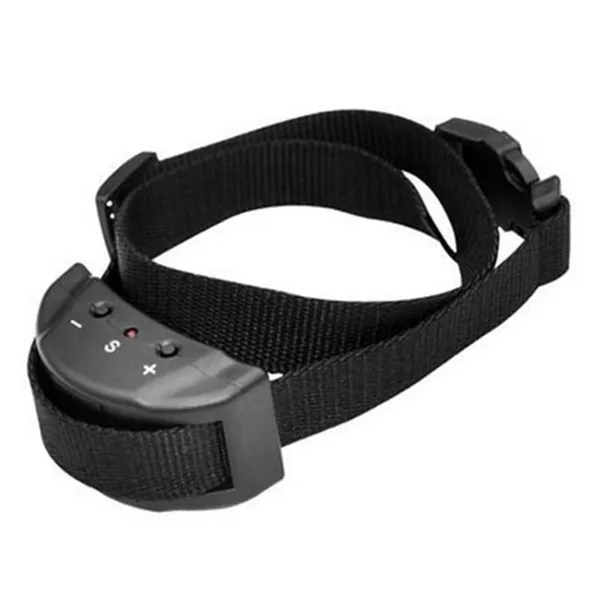 Pet Bark Strap Automatisk Bark Interrupter Varning Tone Electroshock Electronic Dog Trainer