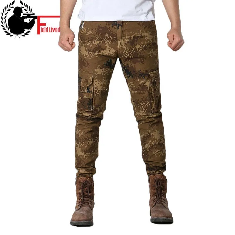 Arrivals Tactical Pants Military Men Camouflage Cargo Pants Camo Army Male Clothing Work Combat Straight Fit Trousers 210518
