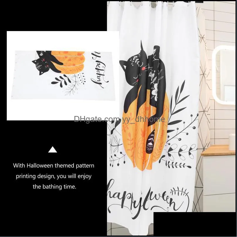 Shower Curtains 1pc Household Bathroom Curtain Decorative Bath