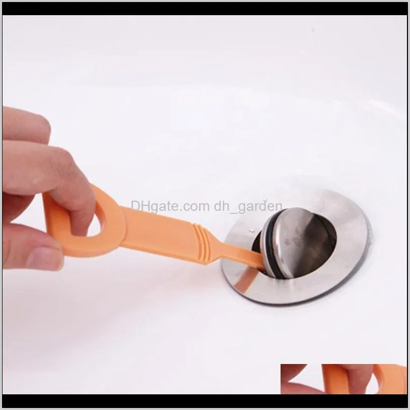 kitchen sink toilet cleaning rubber hook sewer dredging device spring pipe hair dredging tool removal sink cleaning household tool