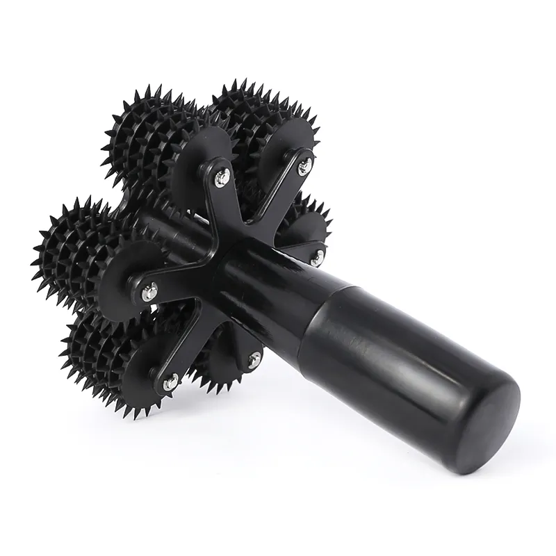 5 Rows Big Prick Roller Spiked Wartenberg Pinwheel Pin Pricking
