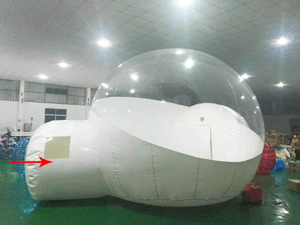 Bubble Tent Outdoor Inflatable Dome Tents 3m 4m Diameter Transparent House Free Blower Factory Wholesale