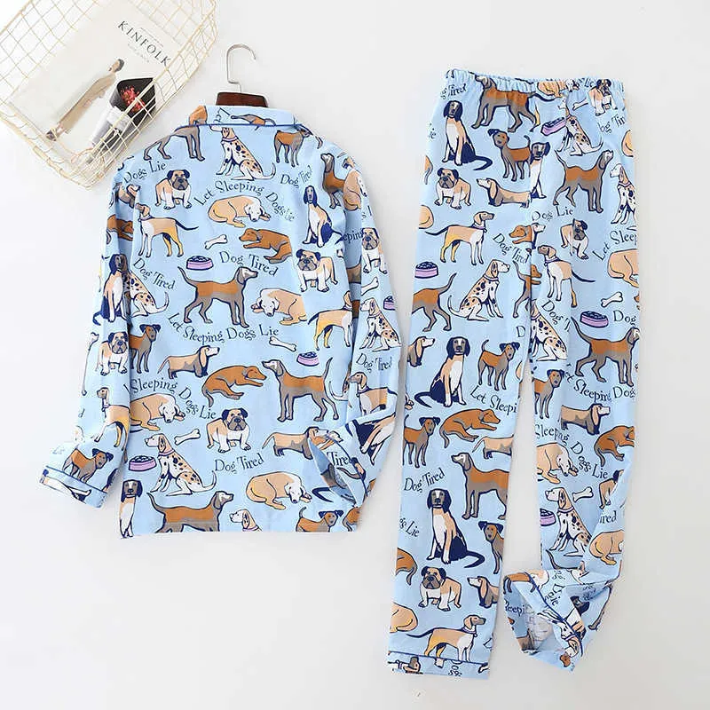 Mens dog clearance print pajamas