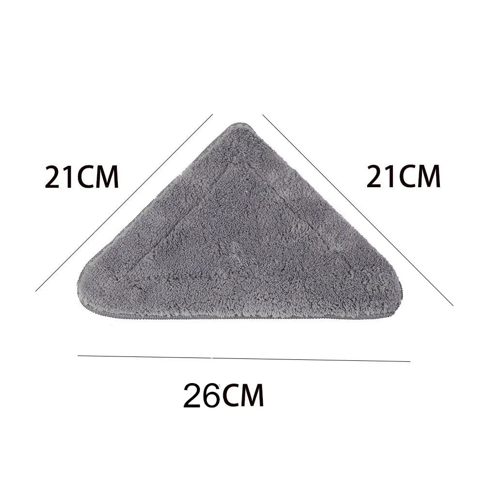 26cmチェニルの三角形の布のダストモップの交換のヘッドパッドの掃引フラットクリーンツールガラスの洗浄草の垂直な稲妻オファー