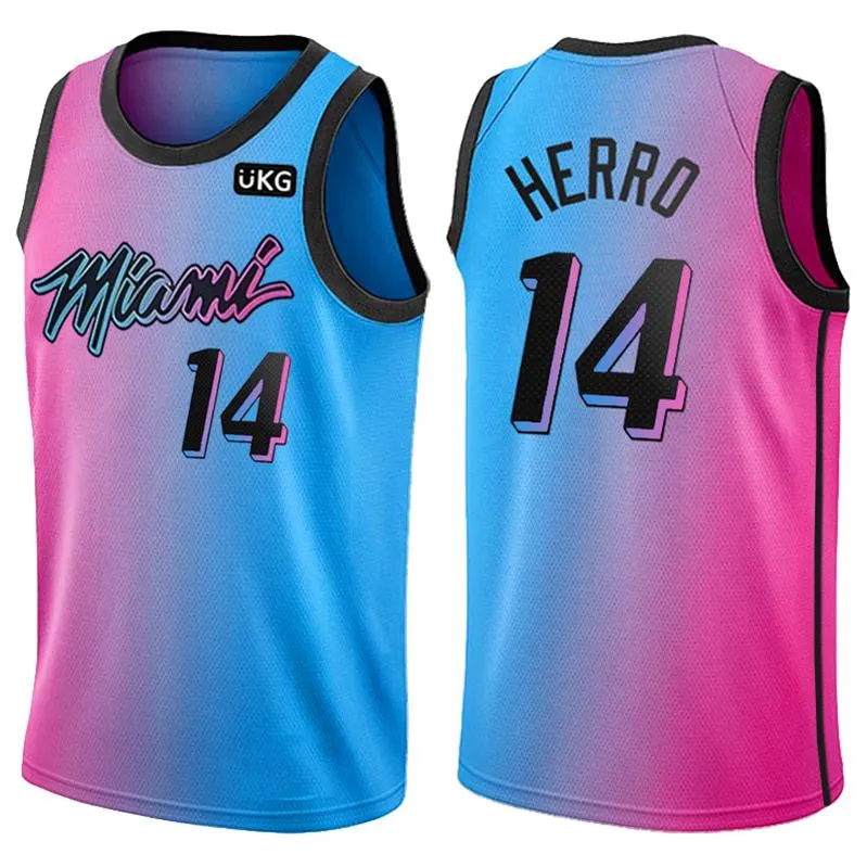Butler Jersey Miami Heat New Jersey Blue Tyler 14 Herro Bam 13