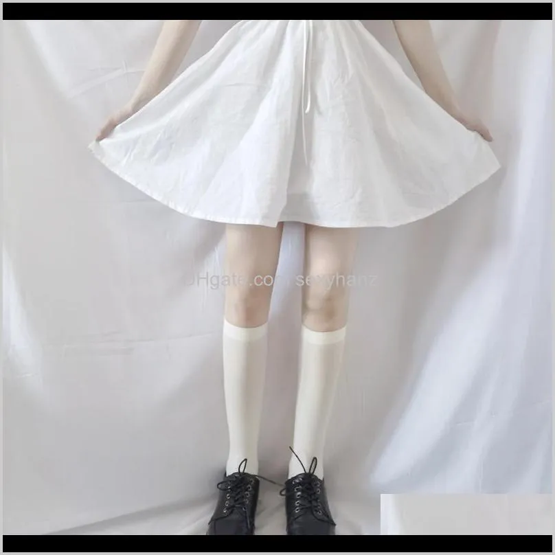 japan velvet women`s socks high knee socks woman lolita long leg female dress sock student calcetines mujer