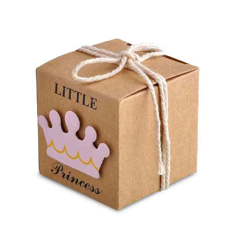 Scatola Di Caramelle Rosa Blu Carta Kraft Piccolo Principe Scatole Regalo  Corona Piccola Principessa Baby Shower Regali Borsa Ragazza Ragazzo Festa  Di Compleanno Y220106 Da 10,55 €