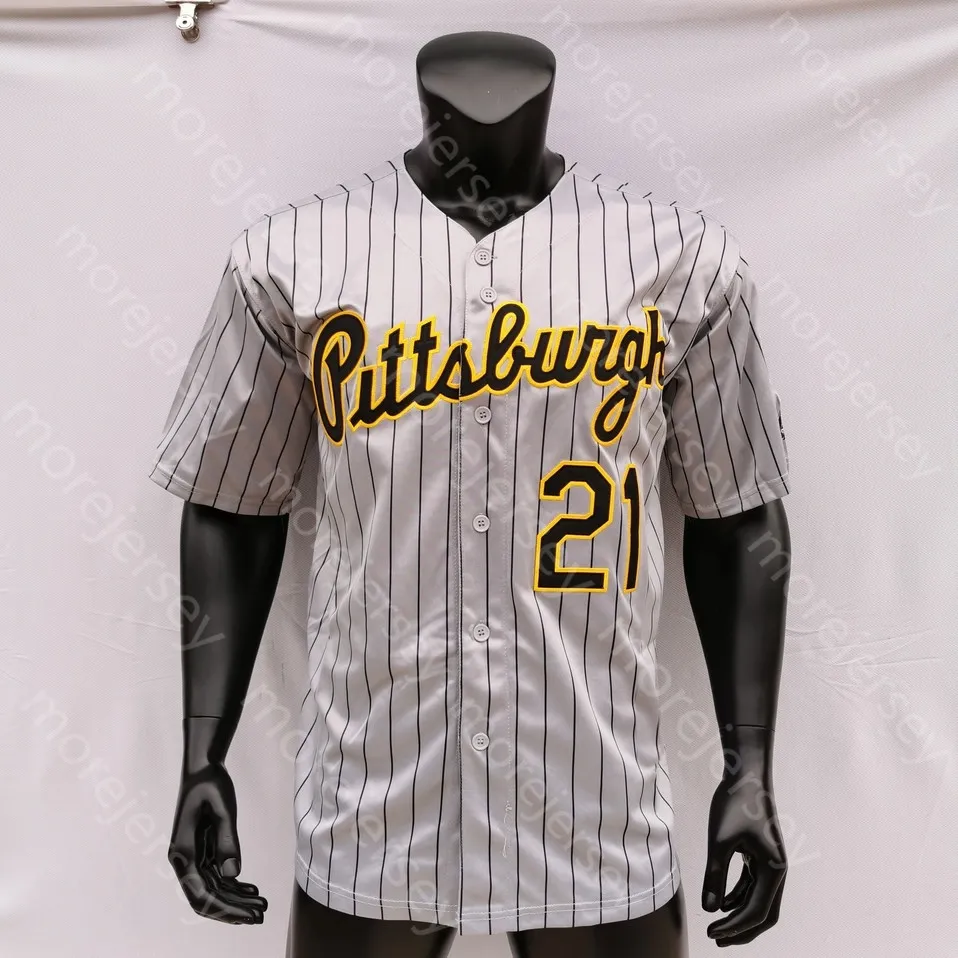 Roberto Clemente Jersey 21 Flag Hall Of Fame Patch White Polyester Baseball Jersey With Pullover Button Turn Back Hemp Grey And Retro Options Mens Sizes S 3XL From Morejersey 15.55 DHgate.Com