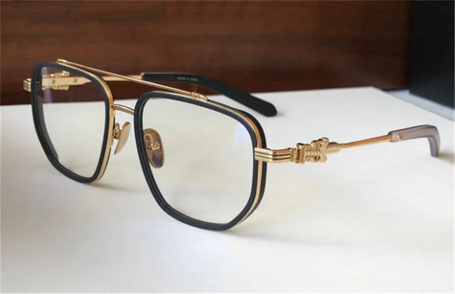 Vintage Optics Eyewear 8005 Classic Square Frame Optical Glasses Prescription Mångsidig och generös Style Toppkvalitet med Glassescase
