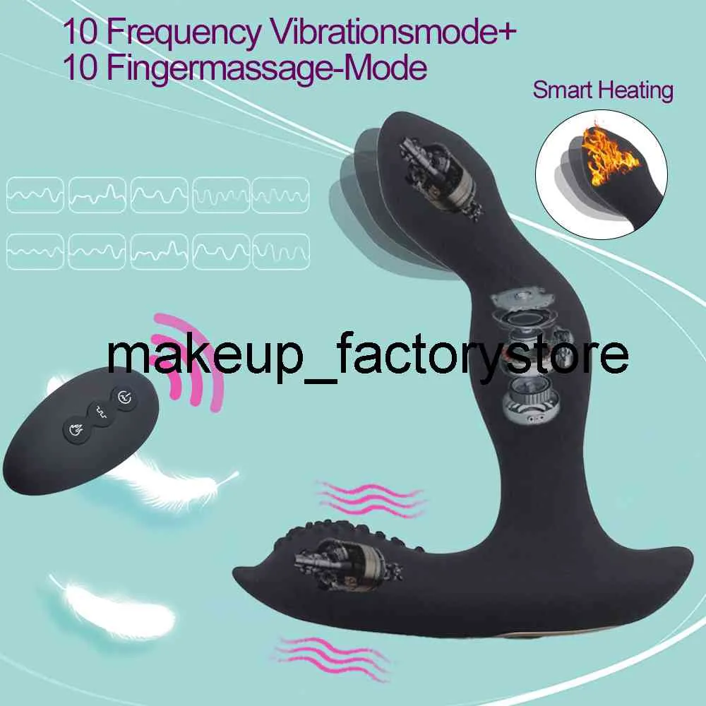 anal sex toys men Puck - 12 Frequency Vibrating Butt Plug - Remote Control Anal Plug main image 0
