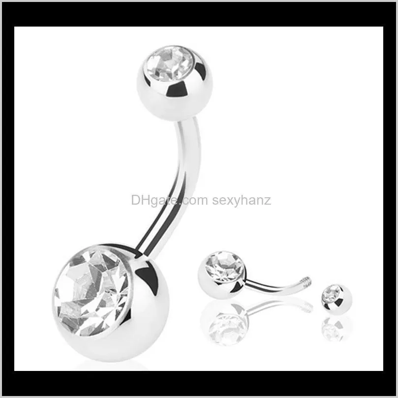 d0180 ( 9 colors ) mix colors belly ring style belly button ring navel rings body piercing jewelry dangle accessories fashion charm