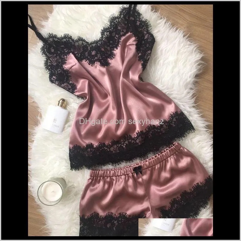 Cute silk sales pajama set