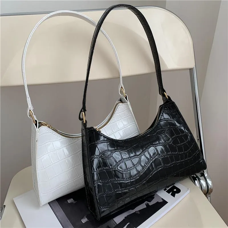 Sac à provisions occasionnels G Retro Fashion Women Totes Sacs à bandoulirs Femme en cuir couleur solide Couleur exquise Han 50 Omen S