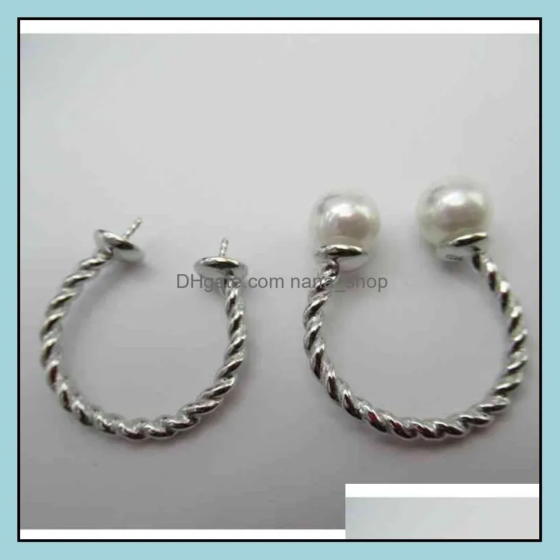 S925 Sterling Sier Ring opening female ring Korean student frh simple fashion versatile pearl jewelry accsori