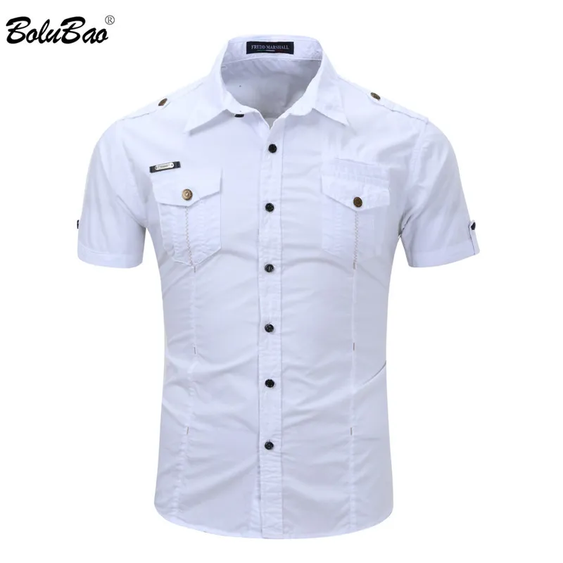 Bolubao Marka Mężczyźni Casual Polo Shirts Topy Lato Mężczyźni Outdoor Krótki Rękaw Koszula Bawełniana Koszulki Polo Mężczyzna 210518