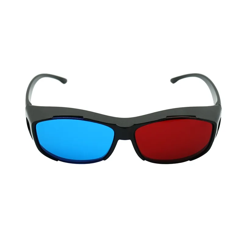Rote und blaue 3D-Brille, Computer, Handy, Film, TV, Universalbrille