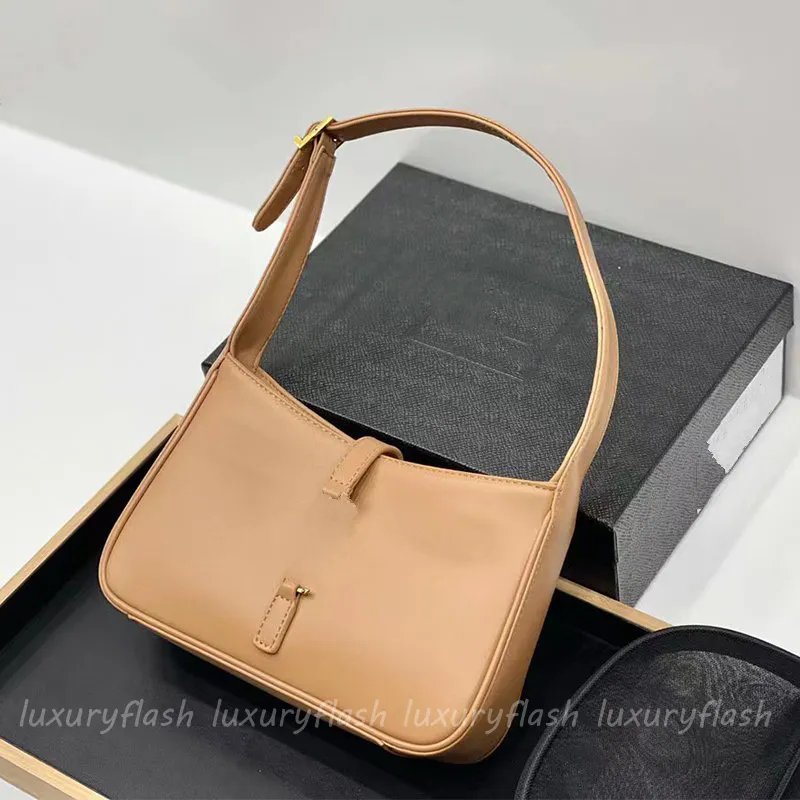 Latest Designers Clutch Shouler Bag Luxury Ladies Handbags Simple Classic Black Solid Color Underarm Bags Leather Coin Purse