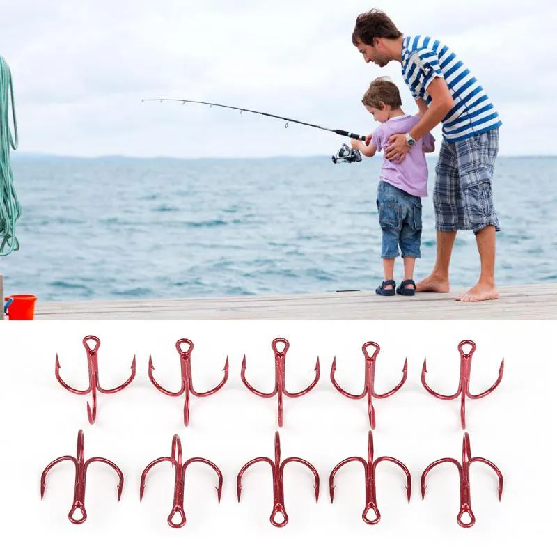 100 Carbon Steel Fish Hooks Charters Durable, Compact, And Practical In Red  Sizes 2# To 10# From Ejuhua, $25.33