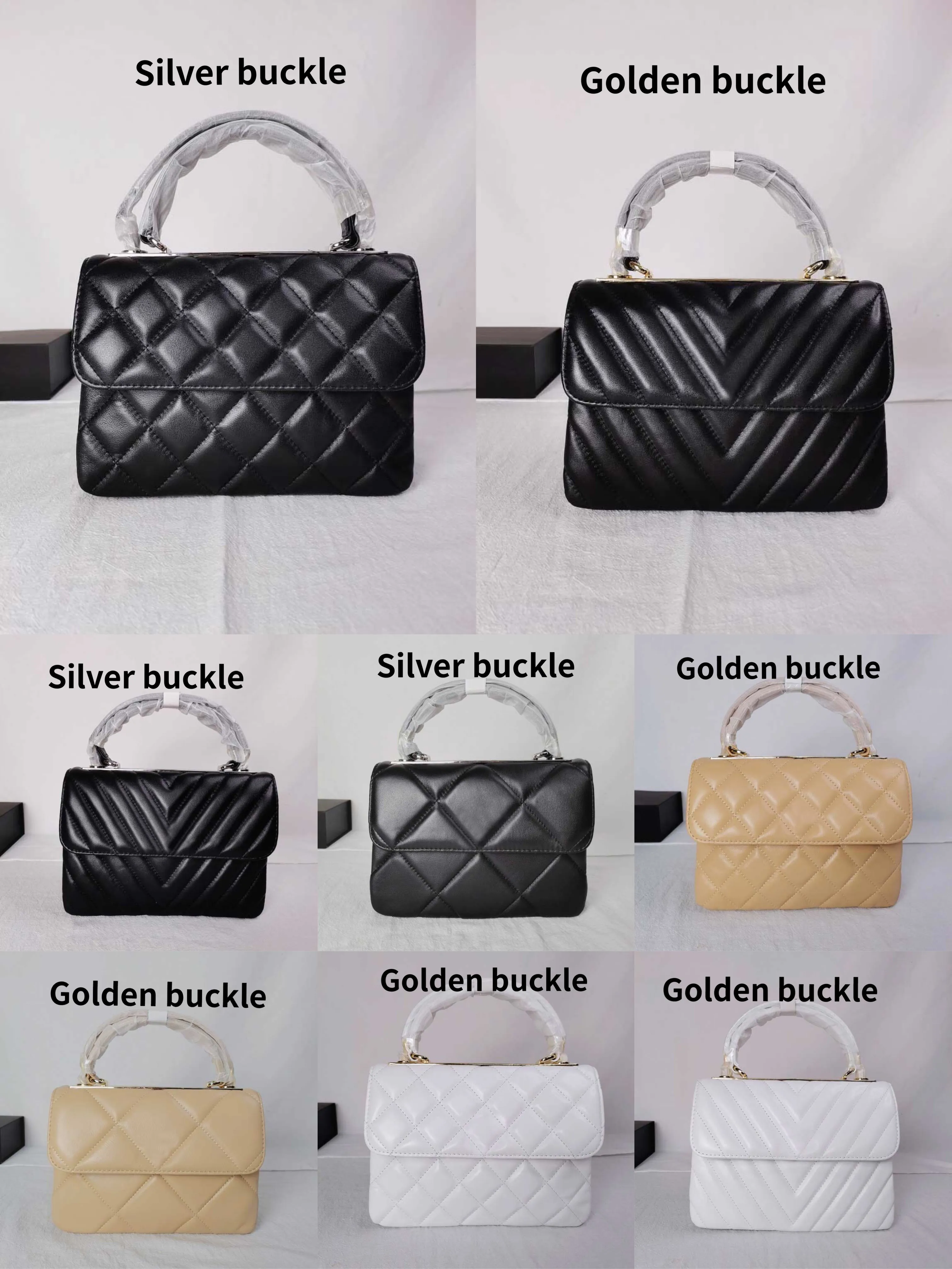 2021 new high quality bag classic lady handbag diagonal bag leather 25-17-122214