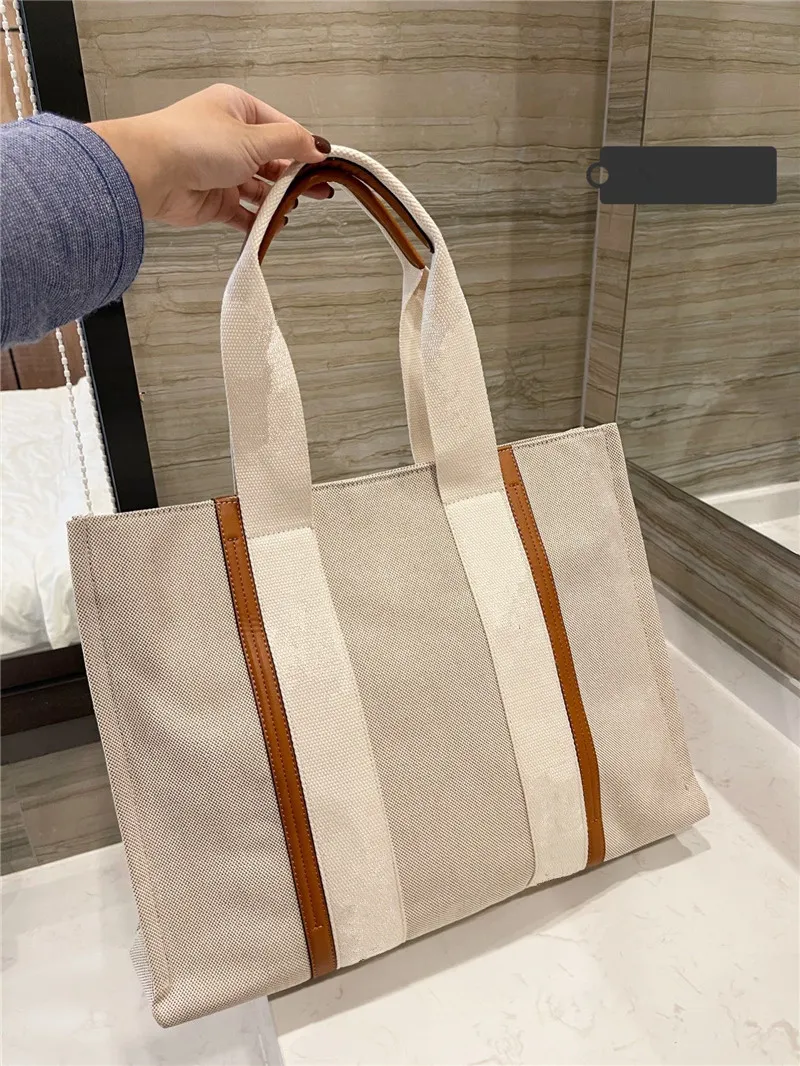 Borsa per la spesa in tela di moda europea americana Borsa per donna di grande capacità 45 cm Borse per la conservazione della madre e del bambino