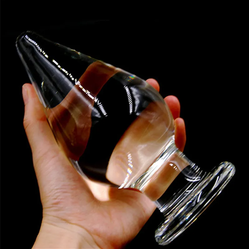 Plug Anal En Verre Cristal 9.2 Pouces - Jouet Sexuel Pour Hommes Et Femmes, Neuf