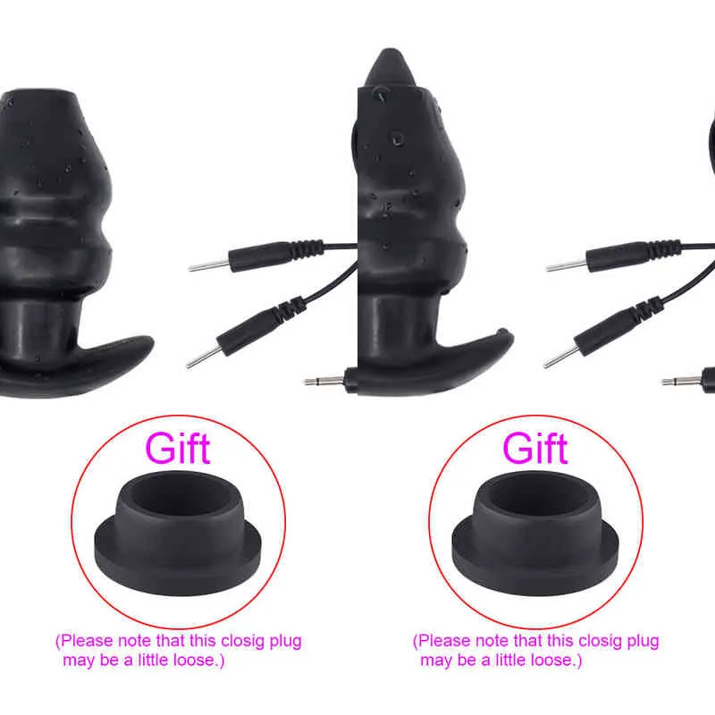 Nxy Analspielzeug Hohlplug Elektro Penis Bdsm Spielzeug Spekulum Dilatator Prostataschock Sexspiele Elektroschock Big Buttplug Vibrator 1202