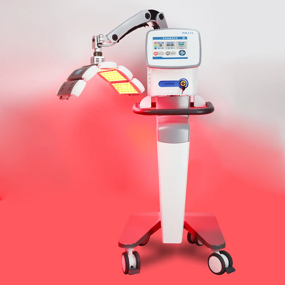 Bio LED Red Light Therapy PDT Machine Collagen Skin Photon Face Face Body Blue Infrared Lamp Anti-Aging With Stand