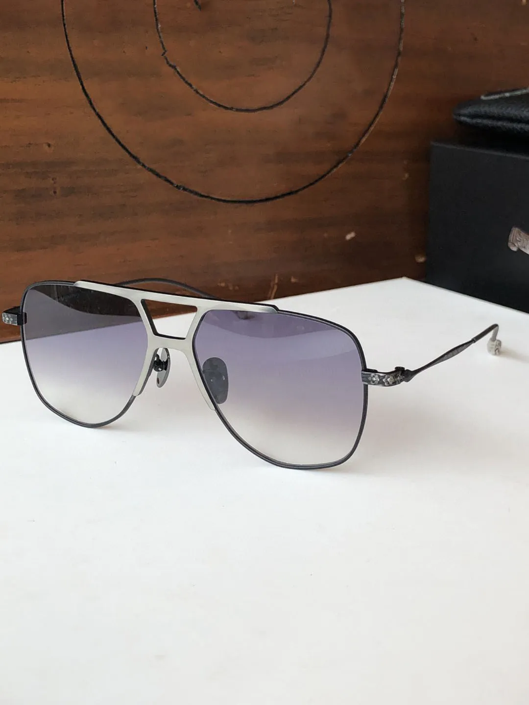 Titanium 8080 Top Lunettes de soleil design de haute qualité originales pour hommes célèbres lunettes de marque de luxe rétro à la mode Design de mode femmes lunettes avec boîte