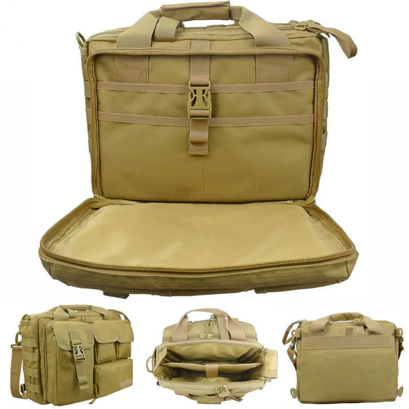 37x29x20cm grande mochila militar mochila mochila tática molle bolsa de ombro laptop bolsa de bolsa de porta ao ar livre camping saco de caça q0721