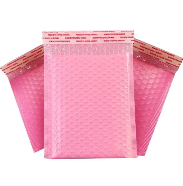 Pink Foam Envelope Bags Self Seal Mailers Padded Shipping Envelopes With Bubble Mailing Bag Shipping Packages Bag G jllcVc