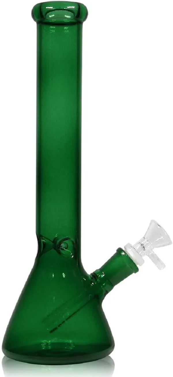 Урожай Pulsar Зеленый 11.8inch стекла Бонг воды курить кальян трубы 18мм женские Совместные барботажного Пьянящие Масло Dab Rigs с чашей
