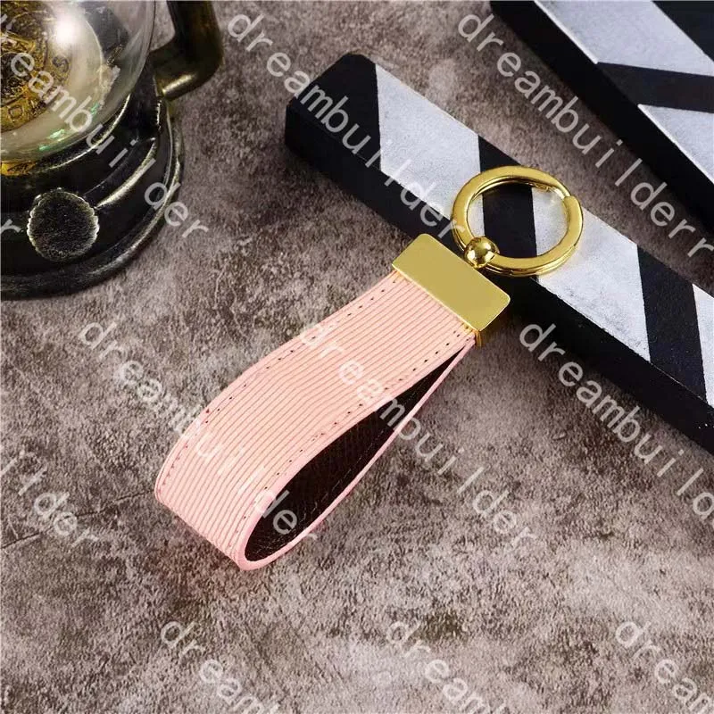 V Luxury fashion Designer straps Handmade PU Leather Car Keychain Women Bag Charm Pendant Accessories with box