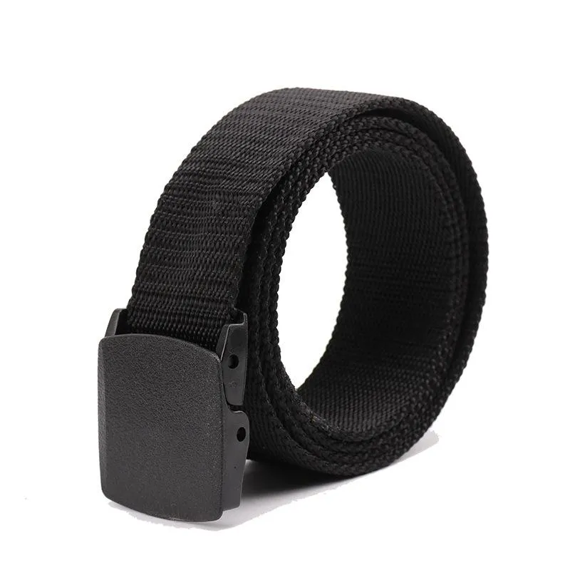 Ceinture tactique pour hommes, soutien de la taille, sécurité extérieure élastique et garde de survie, toile, ceintures militaires en plastique, équipement