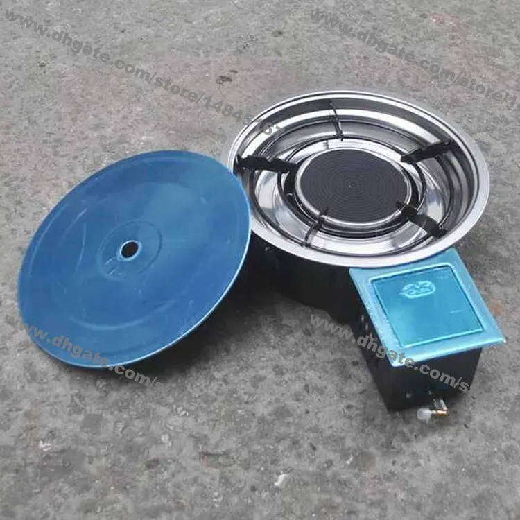 Commercial Use Stainless Steel Tabletop Korean Yx Mini Hot Pot Gas