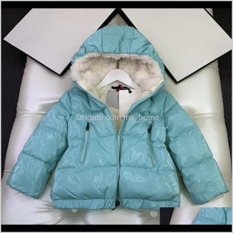 super classic design high-end children`s clothing boys and girls down jacket catwalk style warm fashion jacket delivery