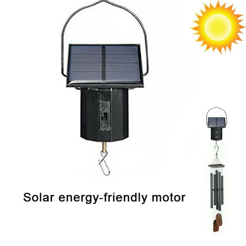 Professionell handverktygssatser Solar Spinner Motor Home Wind Chimes Automatisk Powered Hanging Metal Multifunktion Stor # G2