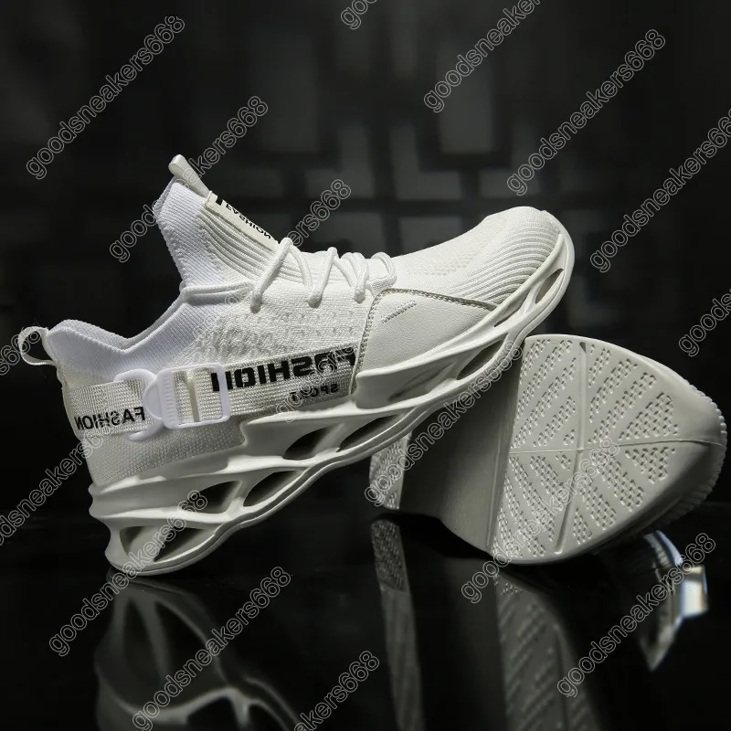 Mens running shoes black and white cheap