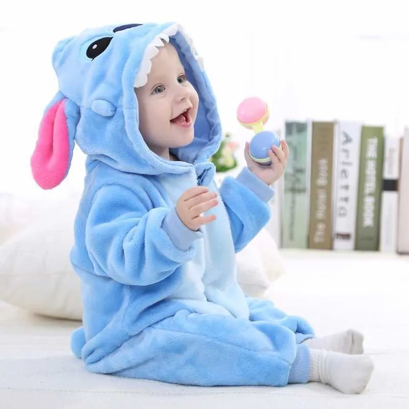 2020 Winter New Born Baby Clothes Unisex Halloween Kleding Jongen Rompertjes Kinderen Panda Kostuum Voor Meisje Zuigeling Jumpsuit 3 9 12 Maand Q0910