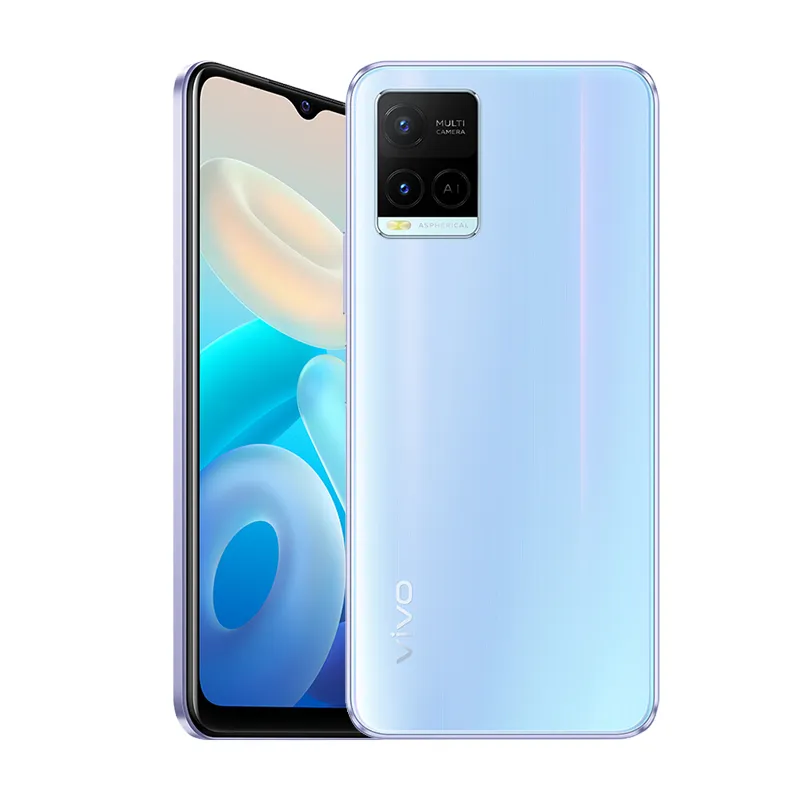 Original Vivo Y32 4G LTE Mobiltelefon 4 GB RAM 64 GB 128 GB ROM Octa Core Snapdragon 680 Android 6,51 Zoll 60 Hz Vollbild 13 MP 5000 mAh Fingerabdruck-ID Face Wake Smart Mobiltelefon