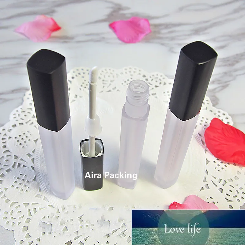 Bottle 5ML Frosted Clear Elegant Lip Gloss Tube DIY Empty Lipstick Packing High Quality Cosmetic Lipgloss Container