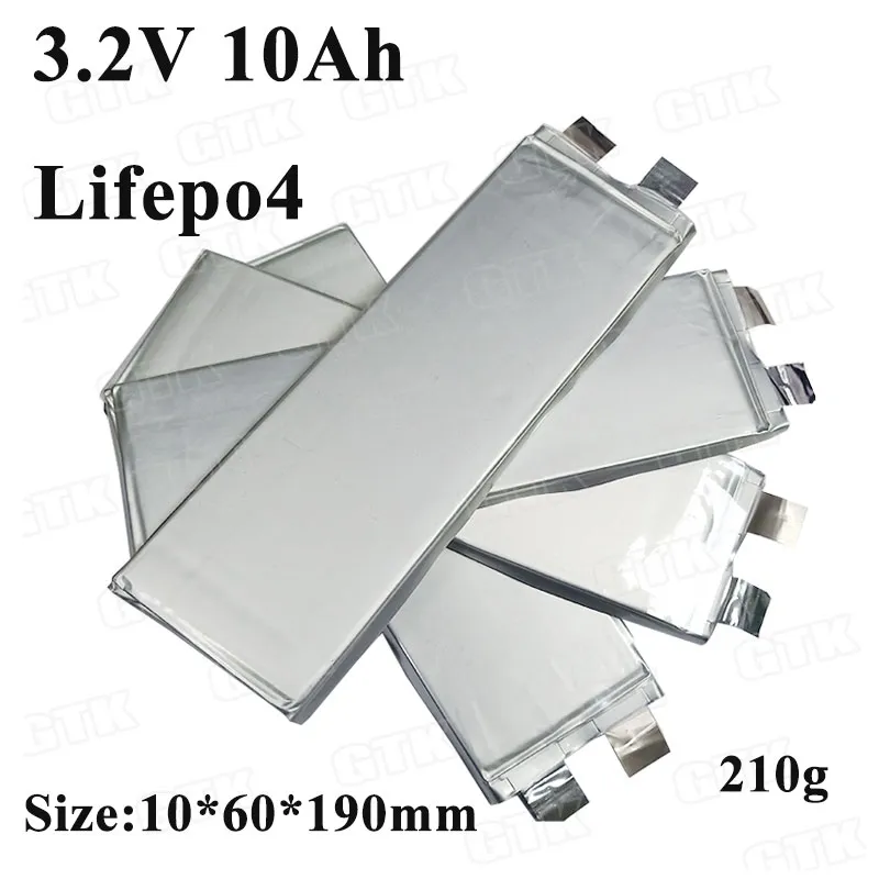 16 個 GTK 3.2v lifepo4 バッテリー 10000mah 1060190 10Ah 高レート 3C diy 48v 24v バッテリーパック電動工具電動自転車