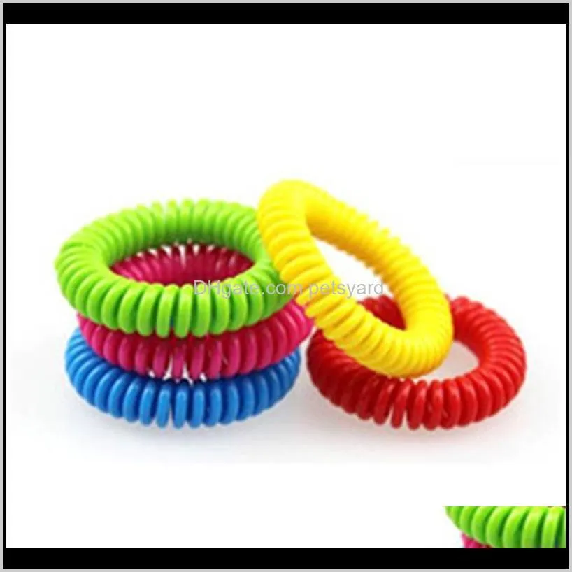 new good quality mosquito repellent band bracelets anti mosquito pure natural adults and children wrist band mixed colors pest control 93