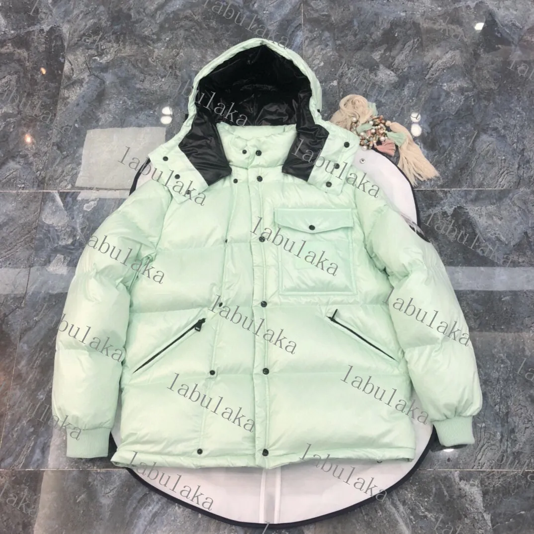 브랜드 남자 자켓 편지 디자이너 남성 겨울 따뜻한 더블 지퍼 outwear 패션 종사자 스탠드 칼라 코트