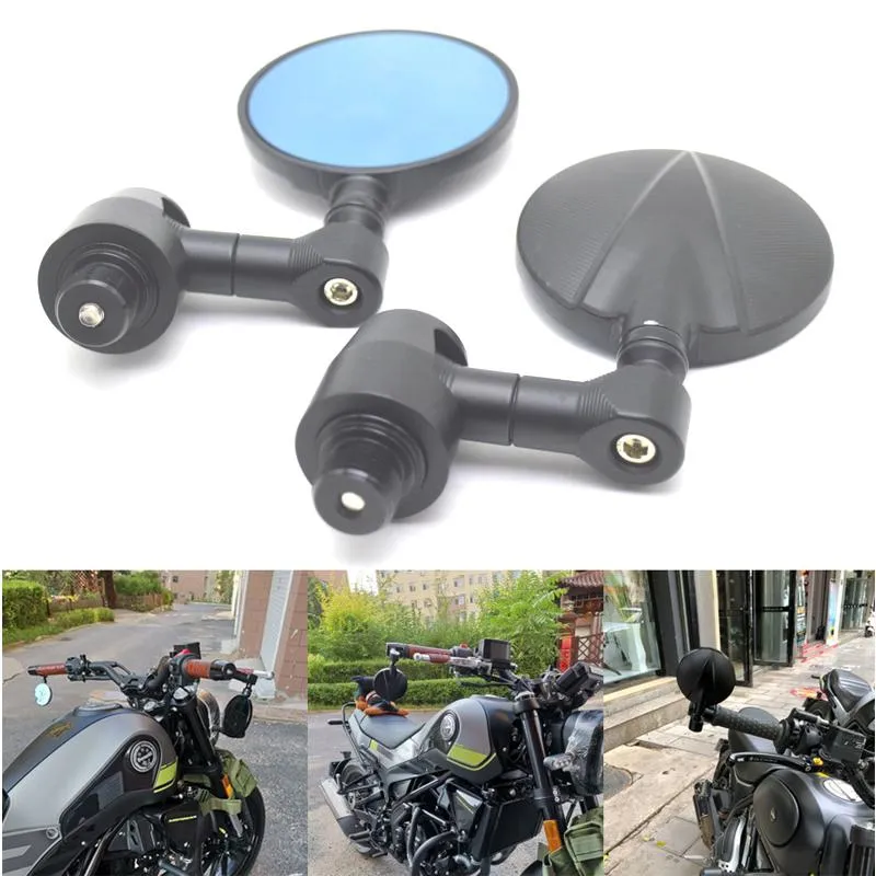 Espelhos de motocicleta Espelho Barra de alumínio de alumínio End Retrovisor lateral Accessorie para Benelli TNT 125 135 TNT125 TNT135 2021-2021