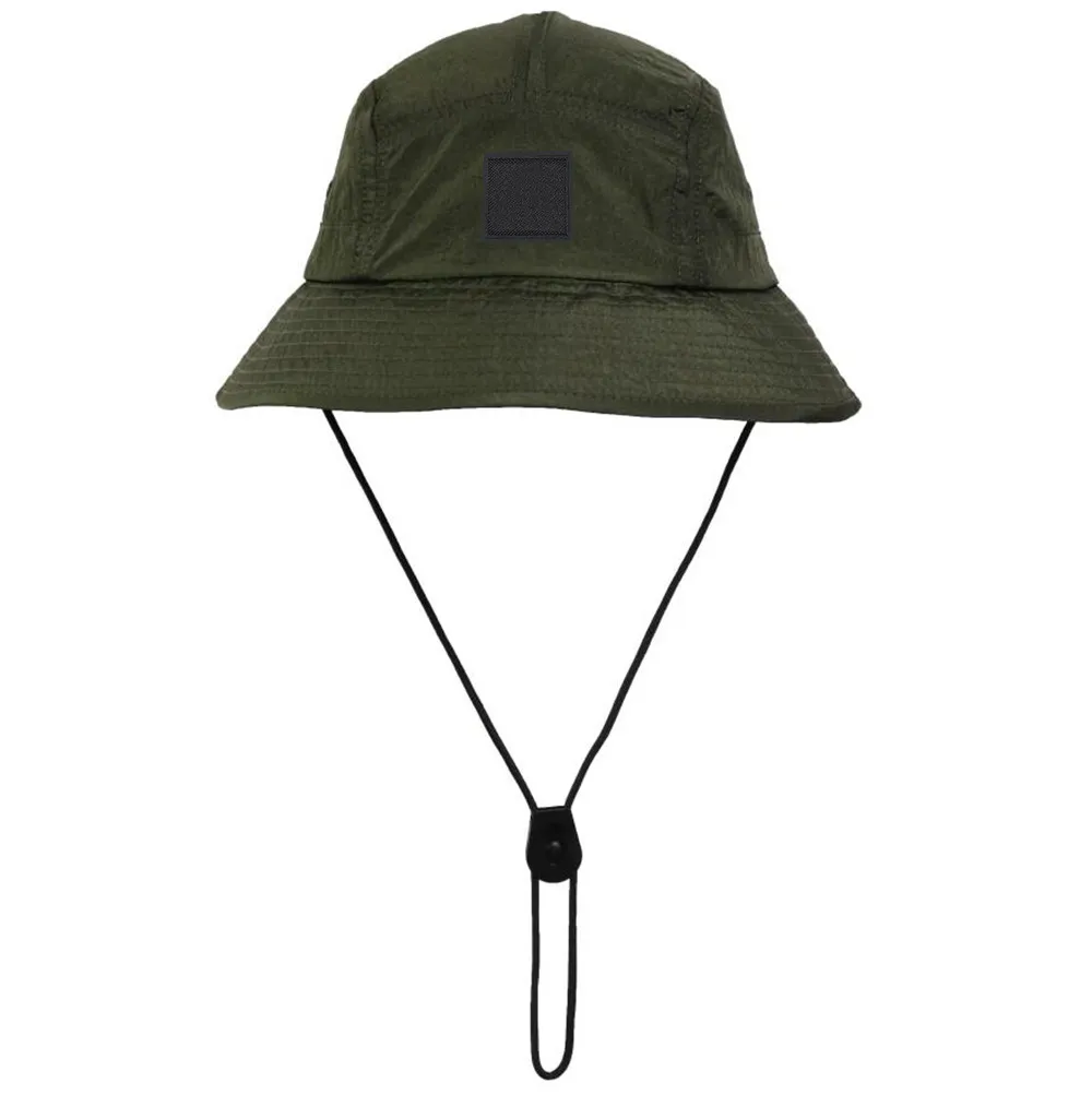 Foldable Army Green Bucket Hat Unisex Outdoor Sunhat For Hiking