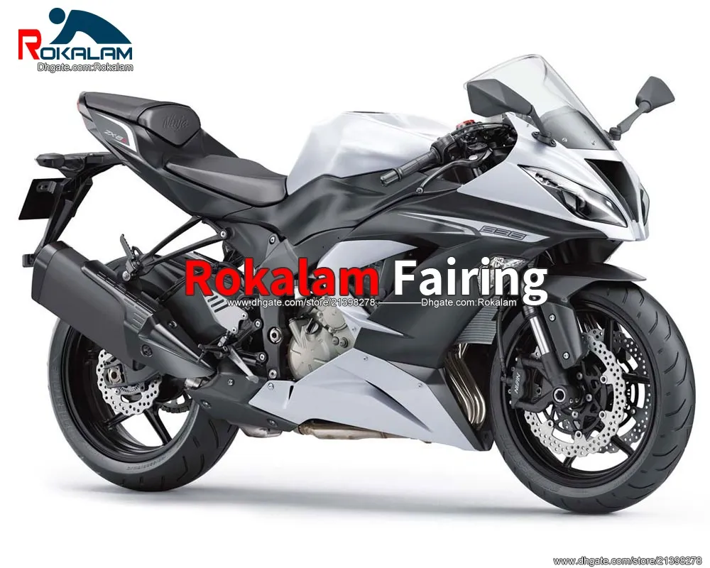 Aftermarket para peças de feiras de Kawasaki Peças Ninja ZX-6R 2016 2014 2015 2017 2018 ZX 6R 636 ZX636 ZX6R Motocicleta Fairings (moldagem por injeção)